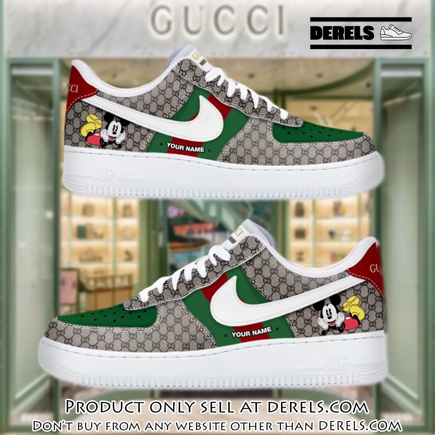 Gucci mickey luxury air force 1 sneakers limited af1 shoes oaf1024 dr0841773